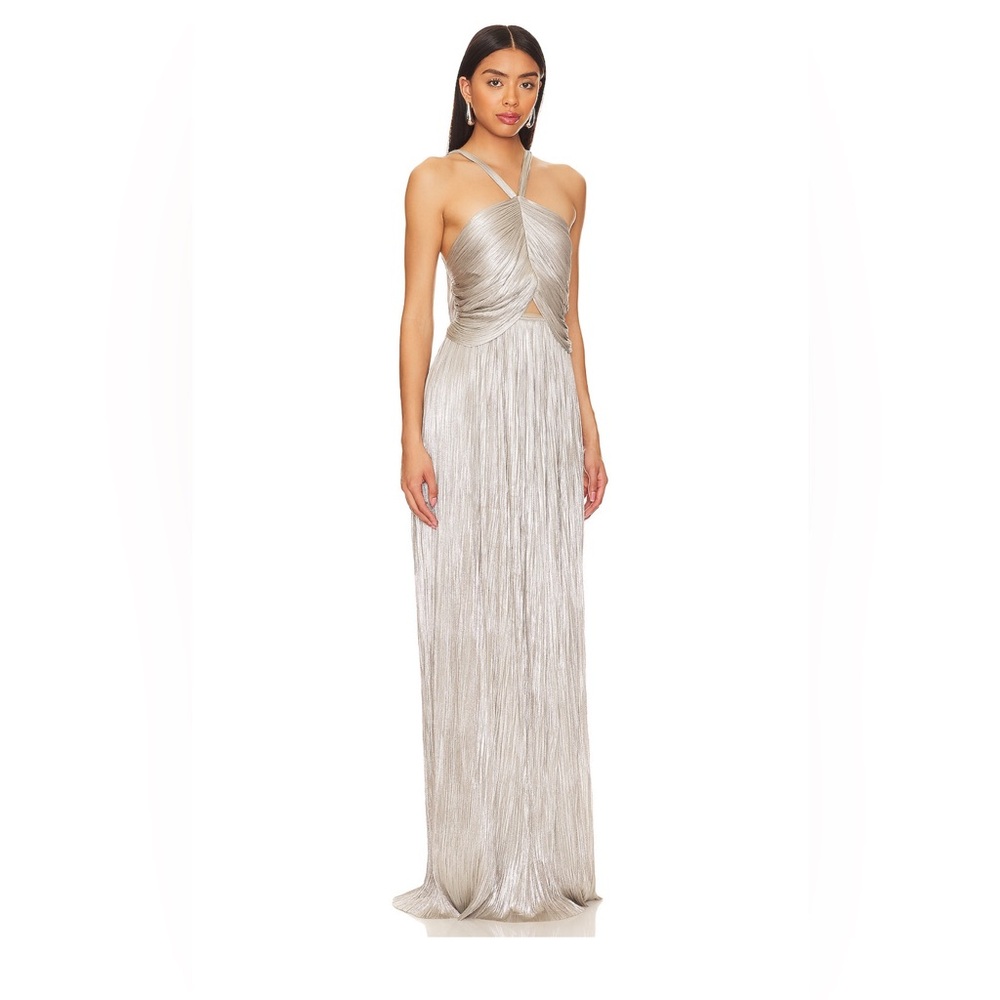 Maria Lucia Hohan Ravisa Gown in Gunmetal - Picture 2 of 11